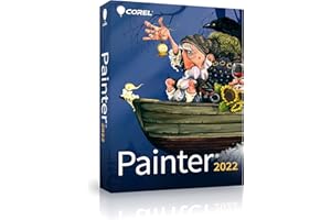 Corel Painter 2022 Standard | Software-Programm für digitale Kunst Illustration, Concept Art, Fotokunst und Malerei | 1 Windows/Mac Gerät |Dauerlizenz | Code [Kurier]