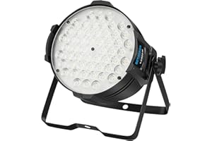 ‎BETOPPER BETOPPER 54 LED Par Light Super Bright DMX-512 DJ Stage Light White/Off White Lighting 5000 Lumen for Theater, Studio, Photo Studio, Home Decoration, Party, Church Event, Wedding etc.