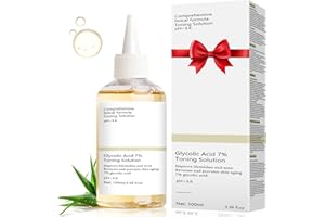 PROWITHLIN Tónico Facial Exfoliante con Ácido Glicólico 7% (100ml) - Tónico Diario Suavizante e Hidratante para una Apariencia Saludable de la Piel | Adecuado para Pieles Grasas, Mixtas y Normales (100 ml)