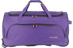 travelite trolley sac de voyage à roulettes, sac a roulette de sport BASICS FRESH, sac de voyage léger avec roulettes grand, 71 cm, 89 litres