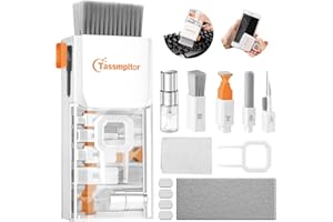 ORDILEND Cleaner Klawiatura Klawiatura Zestaw Do Czyszczenia Mobilny Ekran Czyszczący Klawiatura Komputera Narzędzie pędzla do tabletu,Monitor PC,Obiektyw kamery TV z Spray Kompaktowa obudowa z patentem