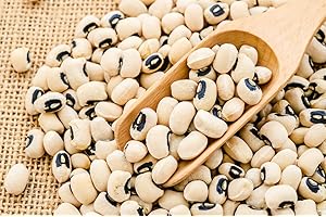 SoleilFOOD 2kg schwarze Augenbohnen Schwarzaugenbohnen Bohnen Augenbohnen Hülsenfrüchte Black Eye Beans feinste Qualität
