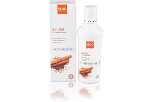 VLCC Natural Sciences Sandal Cleansing Milk Skin Defence Normal to Dry Skin Deep Cleanses and Soothes Skin 100ml