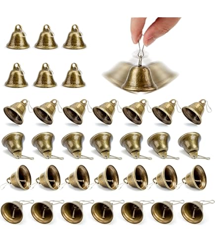 Campane Di Natale Campanelli Di Jingle O Campanelli Di Slta Con Arco Rosso E Santo Illustrazione Vettoriale Vignetta Image166604561