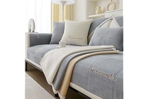 YSZBD Housse canapé d'angle，Couvre canapé d'angle Epais Segmentée，Protection canapé d'angle antidérapant,gray-70x70cm