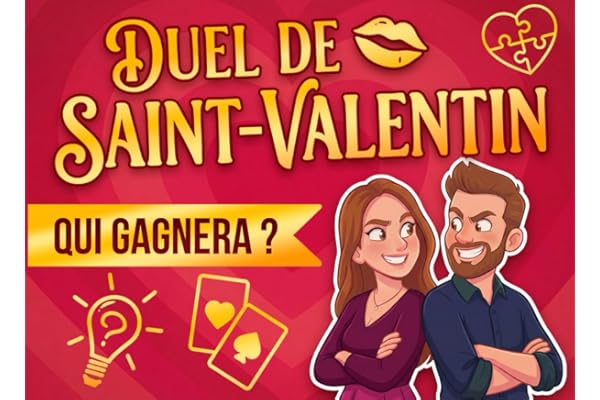 DUEL DE SAINT-VALENTIN – Qui gagnera ?: Livre de jeux et défis pour couples pour une Saint-Valentin spéciale | Idée cadeau de Saint-Valentin pour lui ou pour elle