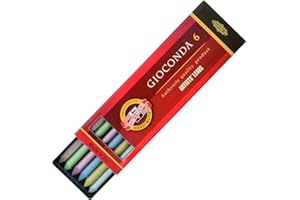 KOH-I-NOOR - Matite con colori metallizzati, 6 pezzi