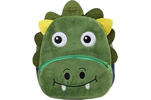 Kasgo Mochila Infantil, Mochila Guardería Niño Mochilas Bebe Niña Pequeño Mochila Kindergarten Linda Mochila Preescolar Felpa 3D Animales Suave Mochilas Primaria para 1-3 Años