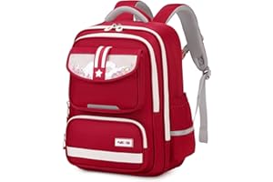 Amythe Plecak szkolny dla dziewcząt, ergonomiczny, 1-4 klasa z paskiem na klatkę piersiową, 2025, plecak dziecięcy, do szkoły, Kawaii, 6-10 lat, tornister szkolny z odblaskowym, wodoodpornym, 21L-7173