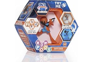 WOW! PODS Space Jam: A New Legacy - Daffy Duck | Light-Up Bobble-Head Figure | Official Warner Bros Collectables, Toys and Gifts for Boys and Girls, Aged 5+
