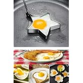 Chermik Metalik Yıldız Şeklinde Omlet Yumurta ve Krep Kalıbı