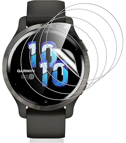 WolfFancy 4er Pack Panzerglas Für Garmin Vivoactive 5 - Kratzfester Displayschutz