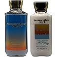 Bath & Body Works and Gift Set of 10 oz Shower Gel and 8 oz Lotion (Summertime Surf)