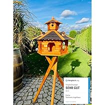 Mangeoire Pour Oiseaux En Bois Résistant Aux Intempéries - Mangeoire