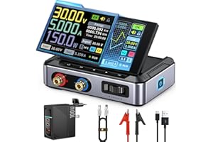 SIRYDER Alimentation Variable DC, DPS-150 30V 5A CNC DC Adjustable Power Supply avec 4 Digit IPS Display, Power Ripple <20mV, PD/QC/DC Input, PC Programmable Switching Power Supply
