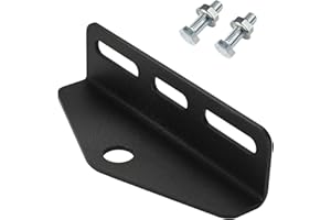 VANROUG Universal Zero Turn Rasenmäher Anhängerkupplung Heavy Duty Adapter Halterung Empfänger 7,6 cm - 15,2 cm Halterung 1,9 cm Stiftloch