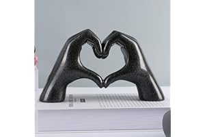 lembrd Hand Love Gesture Sculpture, Hand Love Statue, Heart Gesture Sculpture Desktop Ornaments, Love Statue Wedding Ornaments For Living Room Desk Accessories - Expression Of Appreciation & Love