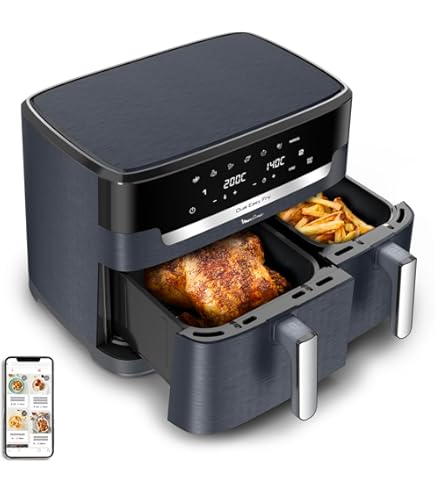 DOMO DO539FR Hot Air Fryer, Deli Fryer with Timer, 6 Litres, 1500 W, Black DOMO DO539FR Hot Air Fryer, Deli Fryer with Timer, 6 Litres, 1500 W, Black