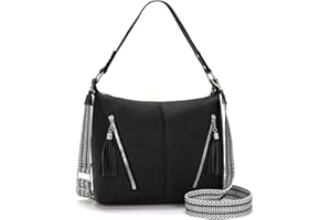 LANXINGLUO borsa tracolla donna grande borse tracolla donna borsetta ragazza Due spallacci sono rimovibili e sostituibili borsa nera donna tracolla