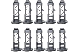 DUINIU 10 Pieces Dust Bin Lid Latches, Wheelie Bin Locks, Wheelie Bin Lid Clips, Bin Lid Hinge Pins, Wheelie Bin Lid Locks, Suitable For 240 Liter Wheelie Bins