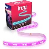 innr Zigbee Smart LED Strip 3m, Works with Hue* and Alexa (Hub Required), Premium RGBW Light, Ultra Bright 2200lm, Indirect L