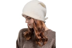 Coubeau Damskie Slouchy Czapki Dzianinowe - Zimowa Czapka Z Dzianiny Elastyczna Czapka Z Dzianiny Ciepła Czapka Zimowa Czapka Z Podszewka