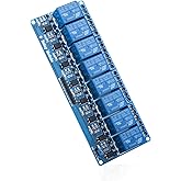 ELEGOO 8 Channel DC 5V Modulo Relay con Accoppiatore Ottico per UNO R3 Mega 1280 DSP Arm PIC AVR Raspberry Pi