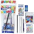 DOMS Wow Kit- (Graphite Pencil 2 Pcs, Colour Pencil Pack: 1N, Wax Crayon Pack: 1N, Scale 15cm : 1Pc, Eraser 1 Pc, Sharpener 1 Pc)
