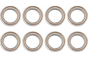 Giyofom 8 cuscinetti a sfera 6,35 x 9,53 x 3,17 mm per HBX 16889 16889A 16890 16890A SG 1601 SG 1602 SG1601 RC ricambi auto accessori