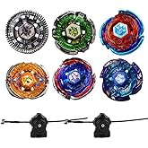 Anliv Art Gyros 6'lı Paket Bey Burst Battling &Uuml;stleri Metal F&uuml;zyon Başlangı&ccedil; Seti &Ccedil;ıkartmalar İki Fırlatıcı