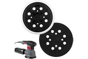 DOZYLIVE 125mm Sander Backing Pad for Bosch PEX 300/400 AE 4000AE AdvancedOrbit 18, 125mm 5 Inch 8 Replacement Random Orbit Sanding Interface Pad, Hook and Loop Sanding Discs for Smooth Finishing