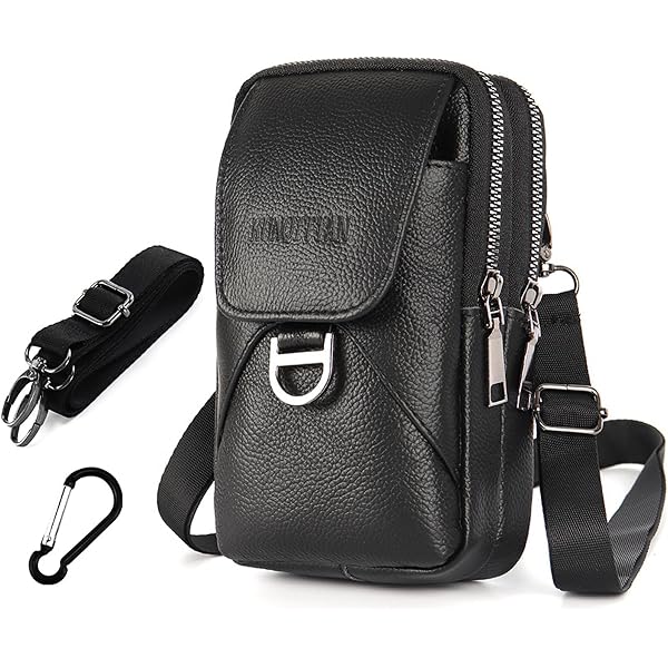 Zerimar Borsa A Tracolla Piccola In Pelle Naturale – 18x10x4 Cm – Casual Vintage Per Uomo E Donna – Fatto A Mano Dal 1942
