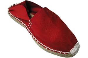 Made in Spain Alpargatas Alfa Plat en Rouge