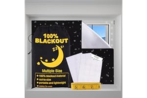 FEQO Tenda Oscurante Portatile 200x150 cm Tende Oscuranti per Interni Viaggio Tenda Oscurante Senza Necessità Tenda Oscurante Finestra Temporanea per Camera da Letto