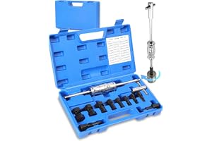XSTARYE 12 st cykel innerlager avdragare med glidhammare blindhål innerlager avdragare set med 8 expanderbara spännhylsor (8–32 mm)