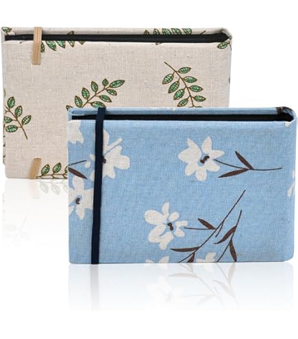 2 Album Fotografici In Lino Per 200 Foto 10x15 Cm - Portatili Per Ricordi E Viaggi - Foto 10