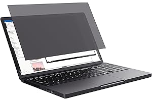 Trust Primo Filtre de Confidentialité 14 Pouces pour Écran PC Ordinateur Portable, Vision 60°, Filtre Anti-lumière Bleue, Film Protection Antireflet et Anti-Rayures pour HP Lenovo Dell ASUS