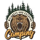 Quart Aksesuar Off Road Camping Off Road Kamp Sticker Ayı Bear Sticker 10 x 8 cm