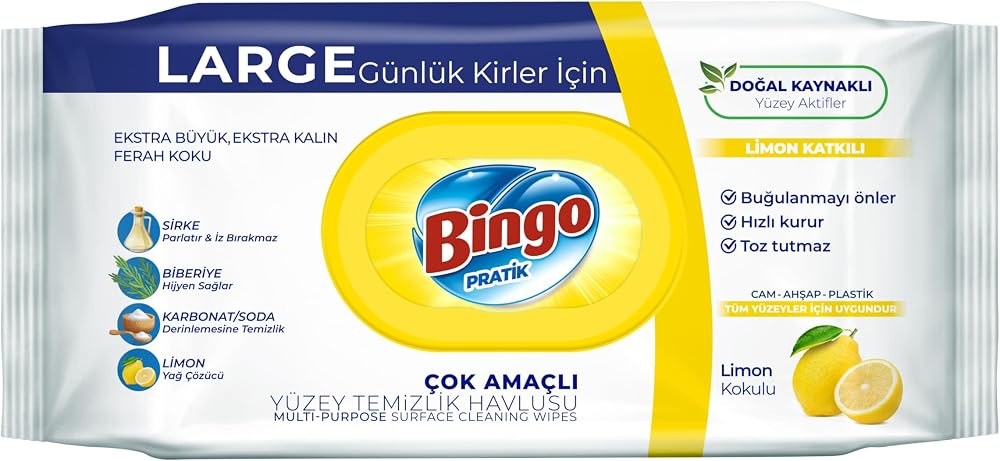Bingo Çok Amaçlı Temizlik Havlusu 96'lı Paket