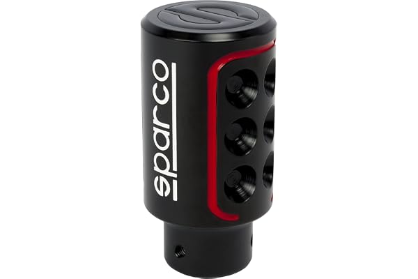 Sparco Bouton de levier de vitesse manuel Racing Noir Universel