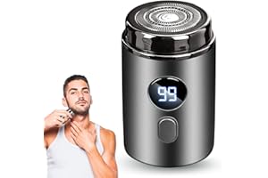 ZITUZY Mini Portable Electric Shaver,Neuester Tragbarer Elektrischer Mini-Rasierer, Mini Electric Shaver, Mini Rasierer, Rasierer Herren Elektrisch, USB Waschbarer Reise-Nass-Trockenrasierer