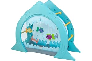 KidKraft Struttura per Arrampicata Shark Escape per Bambini, Giocattoli da Giardino in Legno, Parco Giochi Esterno, 20081