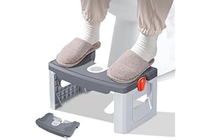 Pilipane Folding Squatting Toilet Stool, toilet step, Squatty Potty for Adults, Seniors, Kids Pregnant Women, Ergonomic Design for Optimal Positioning, Potty Poop Stool Easy to Clean Space-Saving