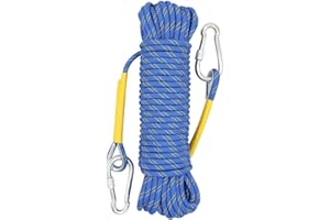 X XBEN Multi-use 8mm 10m/20m/30m/50m/70m Outdoor Rope Home Emergency Escape Rope, Multifunctional Cord Safety Rope for Magnetic Fishing Hiking Caving Camping Rescue Tree Climbing