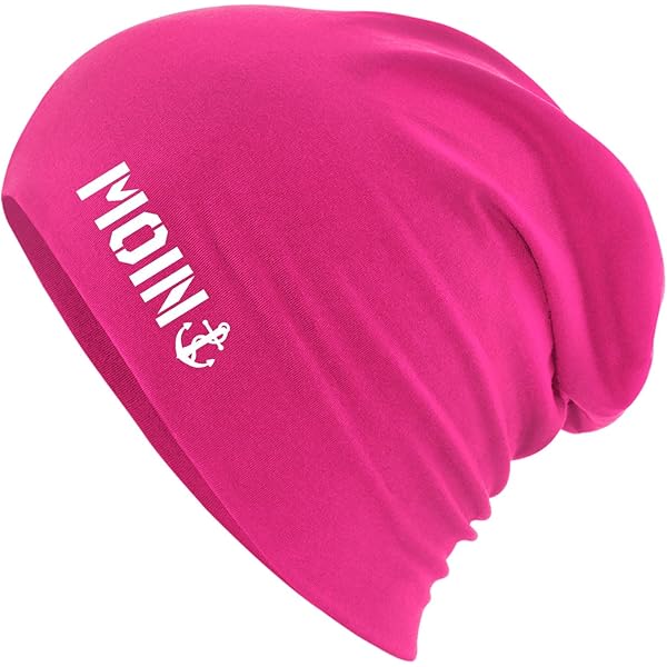 Huuraa Beanie Moin Anker - Unisex Mütze Aus Baumwolle, Doppellagig