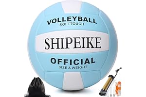 Astis Pelota Voleibol, Balon de Voleibol, Talla 5, Balon Voley Playa, Balón Voleibol, Tacto Suave Voleibol de Playa, Voleibol Profesional con Bolsa de almacenaje y Bomba para Interior y Exterior