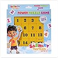 Sashakt Toytech Power Puzzle | Number Sliding Magnetic Puzzle 4x4 | Toys for 3-10 Years Old Kids | 15-Blocks Brain Teaser Puzzle Game | Educational, Learning, Activity Toy for Return & Birthday Gifts