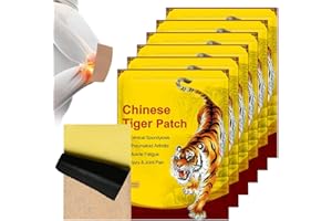 AVCXEC 48 Pièces Patch Baume du Tigre Chauffant, Patch Chauffant dos Lombaire, Patch Anti Douleur Sciatique pour les Douleurs Musculaires Genou, Dos, Articulations et épaules