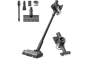 Dreame R10 Pro Aspirateur Balai sans Fil, Aspiration 150AW, autonomie 65min, Brosse Multi-Surfaces, lumières LED, élimination Poils d'animaux, Parfait pour Maison et Voiture, léger et Polyvalent