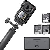 DJI Osmo Action 4 Adventure Combo, 1/1.3 İn&ccedil; Sens&ouml;rl&uuml;, 4K/120fps Aksiyon Kamerası, Sualtı kamerası, 10-Bit ve D-Log M, 155&deg; U